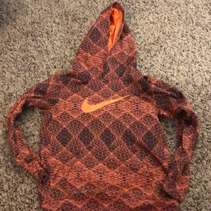 Nike hooded pull over sweatshirt